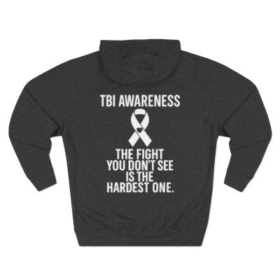 TBI Awareness Ribbon Hoodie — The Fight You Don’t See