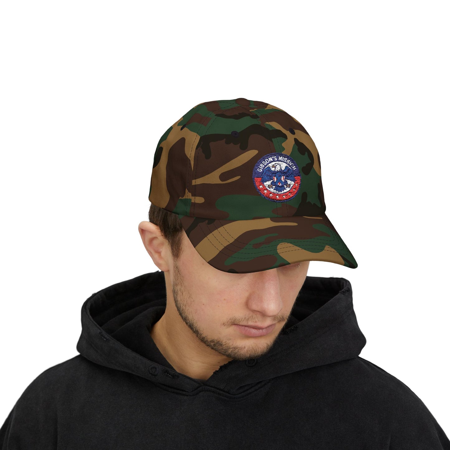 Gibson's Mission Eagle Patch Baseball Hat