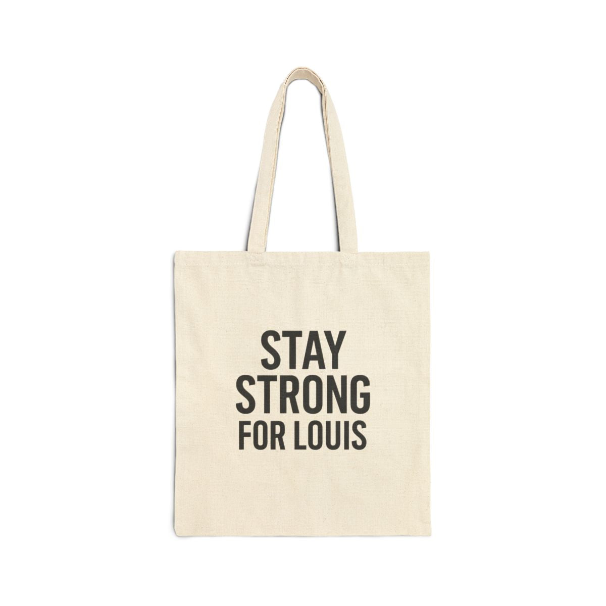 Stay Strong for Louis Totes — TBI Warrior Canvas Tote Bag
