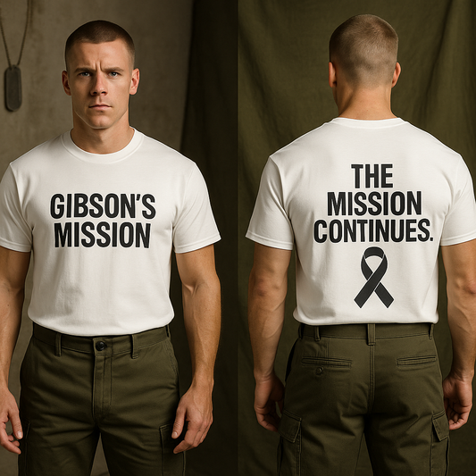 GIBSON’S MISSION™ – “The Mission Continues” Tee